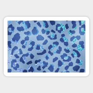 Blue shinny glitter Sticker